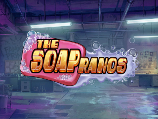 Il logo della slot The Soapranos