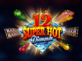 Il logo della slot 12 Super Hot Diamonds