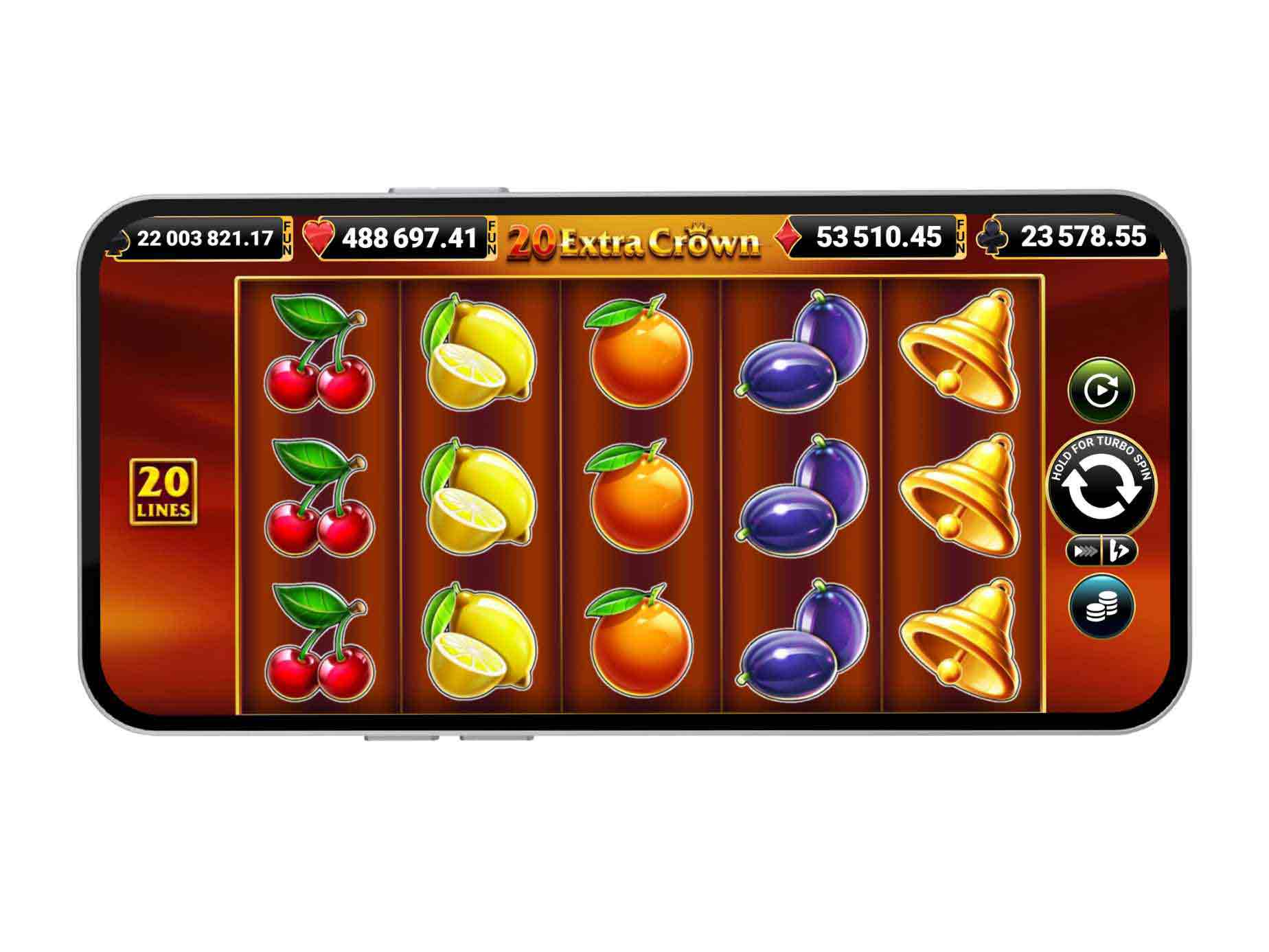 La slot mobile 20 Extra Crown