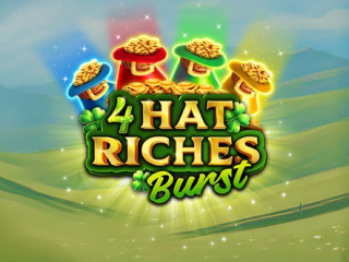 Il logo della slot 4 Hat Riches Burst