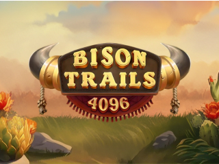 Il logo della slot Bison Trails