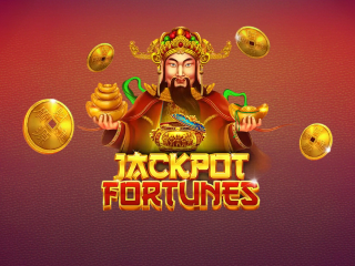 Il logo della slot Jackpot Fortunes