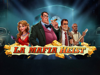 Il logo della slot La Mafia Heist