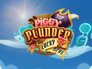 Il logo della slot Piggy Plunder 7 Lucky Seas
