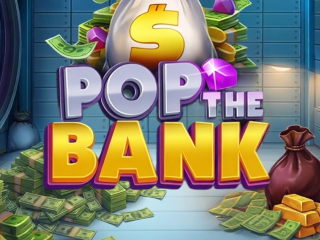 Il logo della slot Pop The Bank
