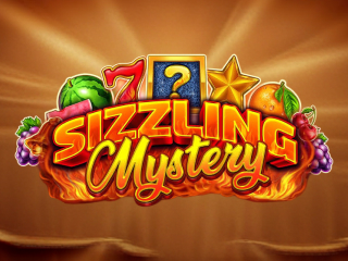 Il logo della slot Sizzling Mystery