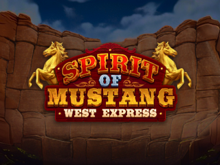 Il logo della slot Spirit of Mustang West Express