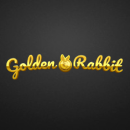 Golden Rabbit Schriftzug mit goldenem Hasen