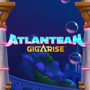 Atlantean Gigarise Logo in einer Unterwasserwelt