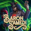 Baron Samedi Logo mit einem Zombie