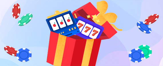 Freispiele fliessen aus Geschenkpaket