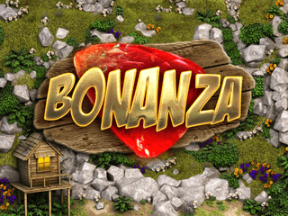 Bonanza Schriftzug vor steiniger Landschaft