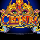 Cleopatra Slot Logo mit Kleopatras Augen