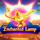 Enchanted Lamp Slot Logo mit einer Wunderlampe