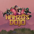 Hanzos Dojo Logo mit Anime-Charakteren