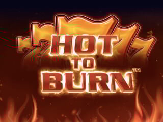 Hot To Burn Schriftzug mit fuenf Siebenen