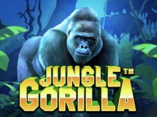 Jungle Gorilla Schirftzug mit einem Gorilla