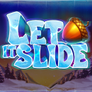 Let It Slide Slot Logo mit einer Eichel