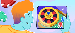 Handy Roulette auf einem Tablet