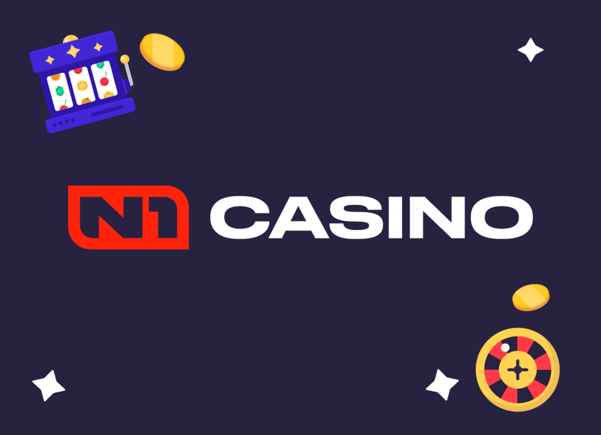 Screenshot der N1 Casino Oberfläche mit Spielauswahl und Bonusbereich