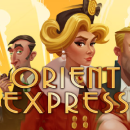 Orient Express Logo mit einer blonden Frau