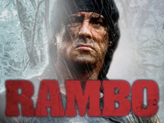 Sylvester Stallone in Rambo von iSoftBet