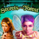 Secrets Of The Forest Schriftzug mit zwei Feen