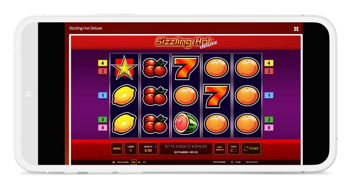 Sizzling Hot Deluxe Android