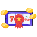 Slot Automat auf Handy Display