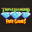 Triple Diamond Slot Logo mit drei Diamanten
