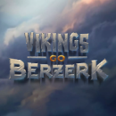 Vikings Go Berzerk Logo mit Nebel und Wolken