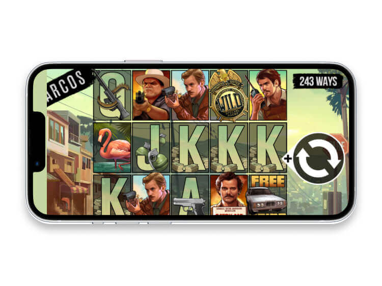 Narcos Slot Mobiler Screenshot