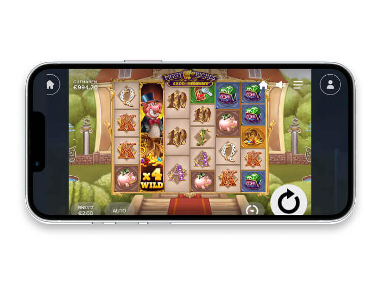 Piggy Riches Megaways Slot Mobile Screenshot
