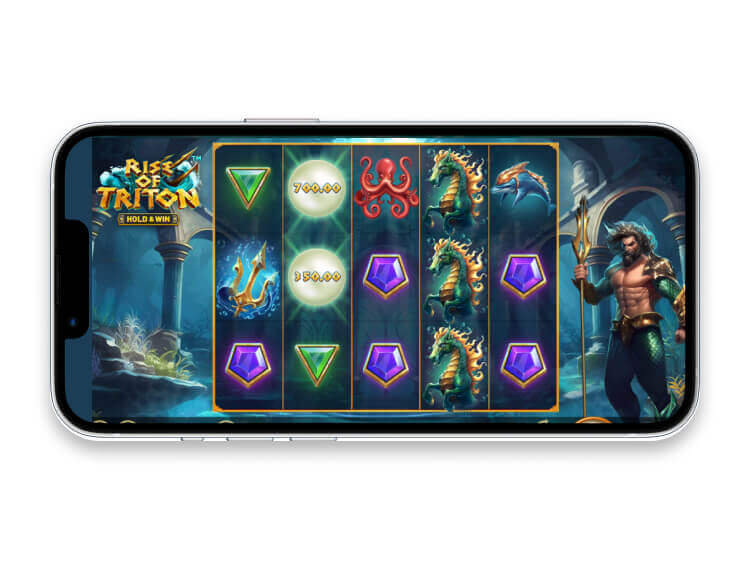 Rise Of Triton Slot Mobile Screenshot