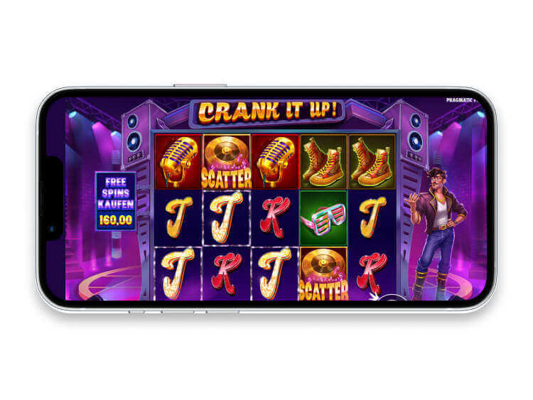 Crank It Up Slot Mobile Screenshot