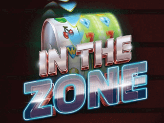 In the Zone Schriftzug vor eine Slot Walze