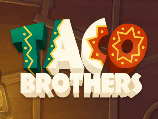 Der grün-weiss-rote Taco Brothers Schriftzug