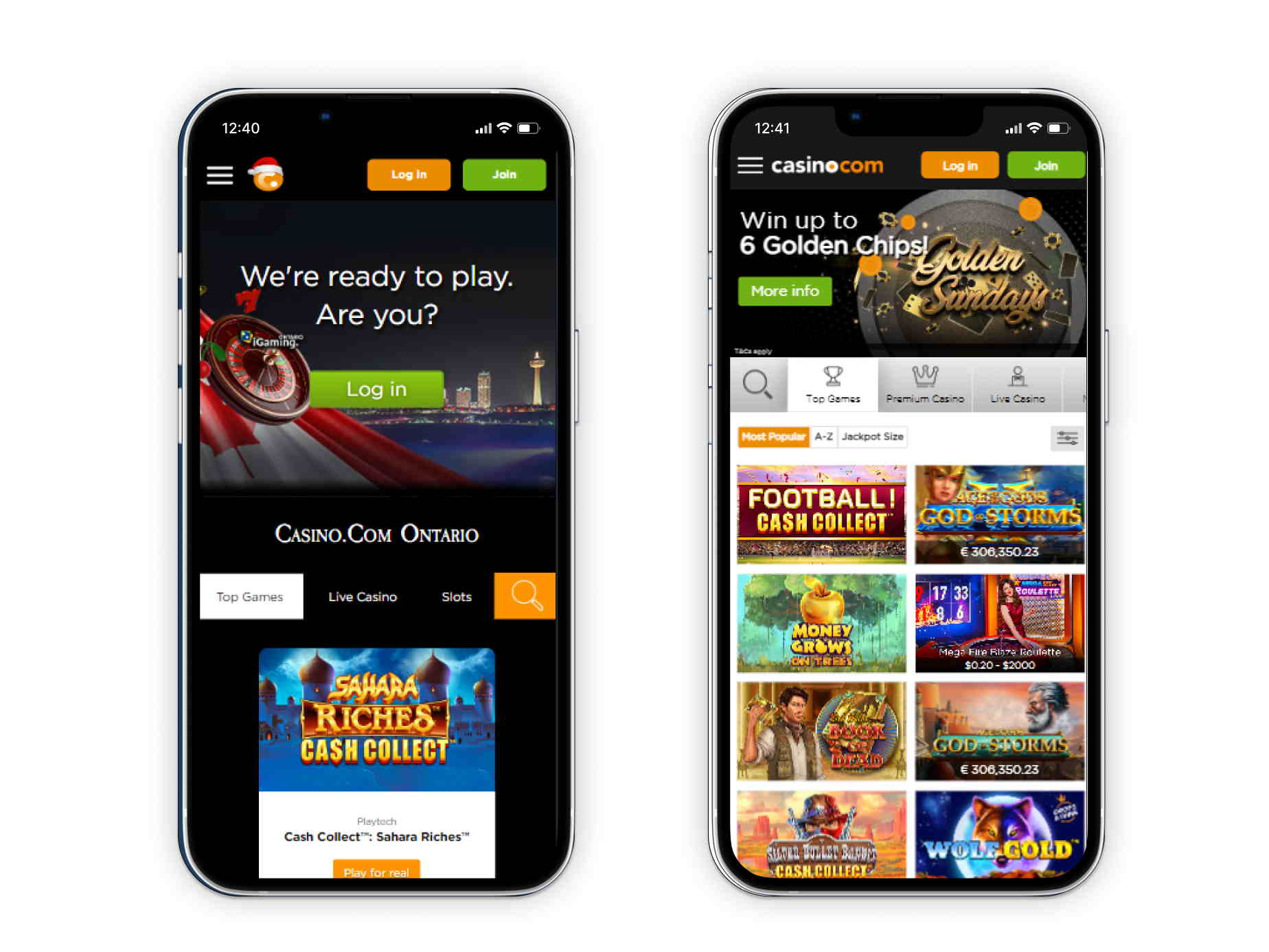 Casino.com casino mobile screenshot