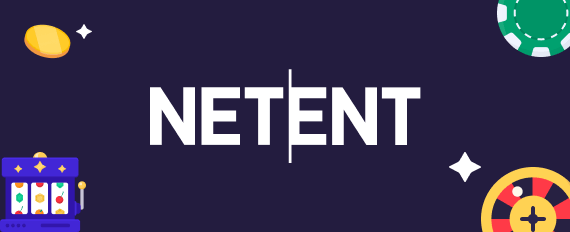 NetEnt software provider logo with casino games icons