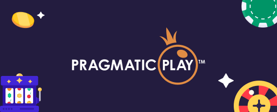 Pragmatic Play software provider logo with casino games icons