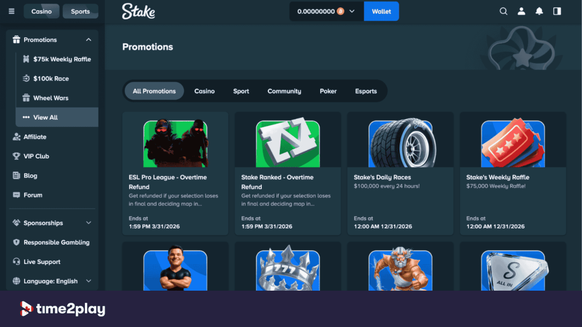 Stake Casino bonus