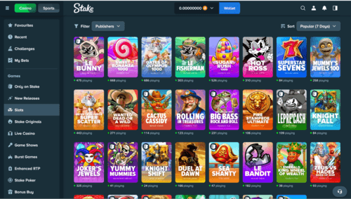 Stake Casino games