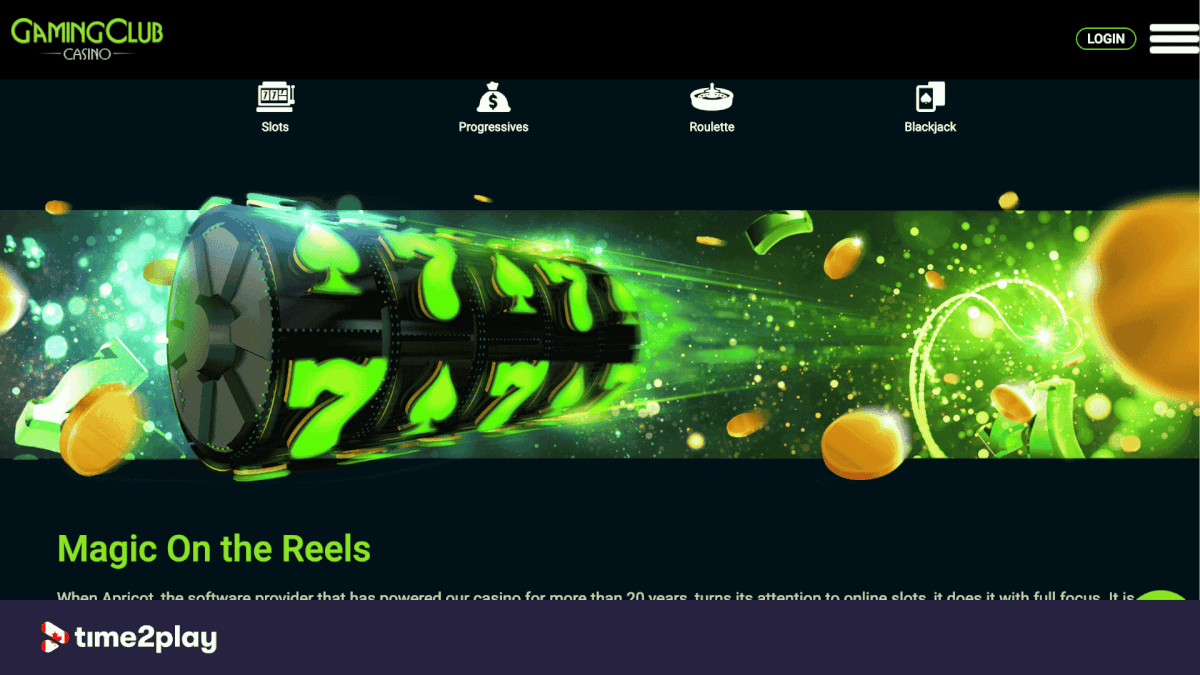 Gaming Club Casino slot games