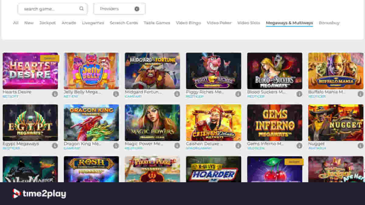 Wolfy Casino Megaways & Multiways games
