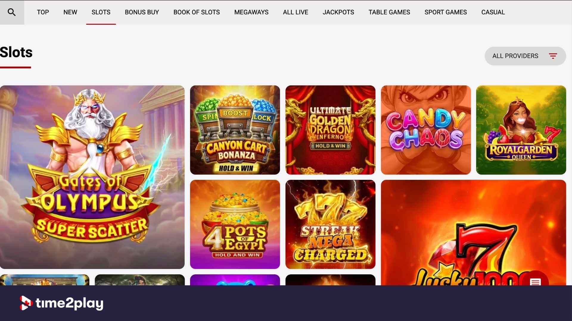 Dachbet casino slot games library