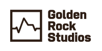 Golden rock logo