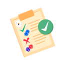 Checklist with a checkmark