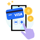 Mobile phone with Visa payment