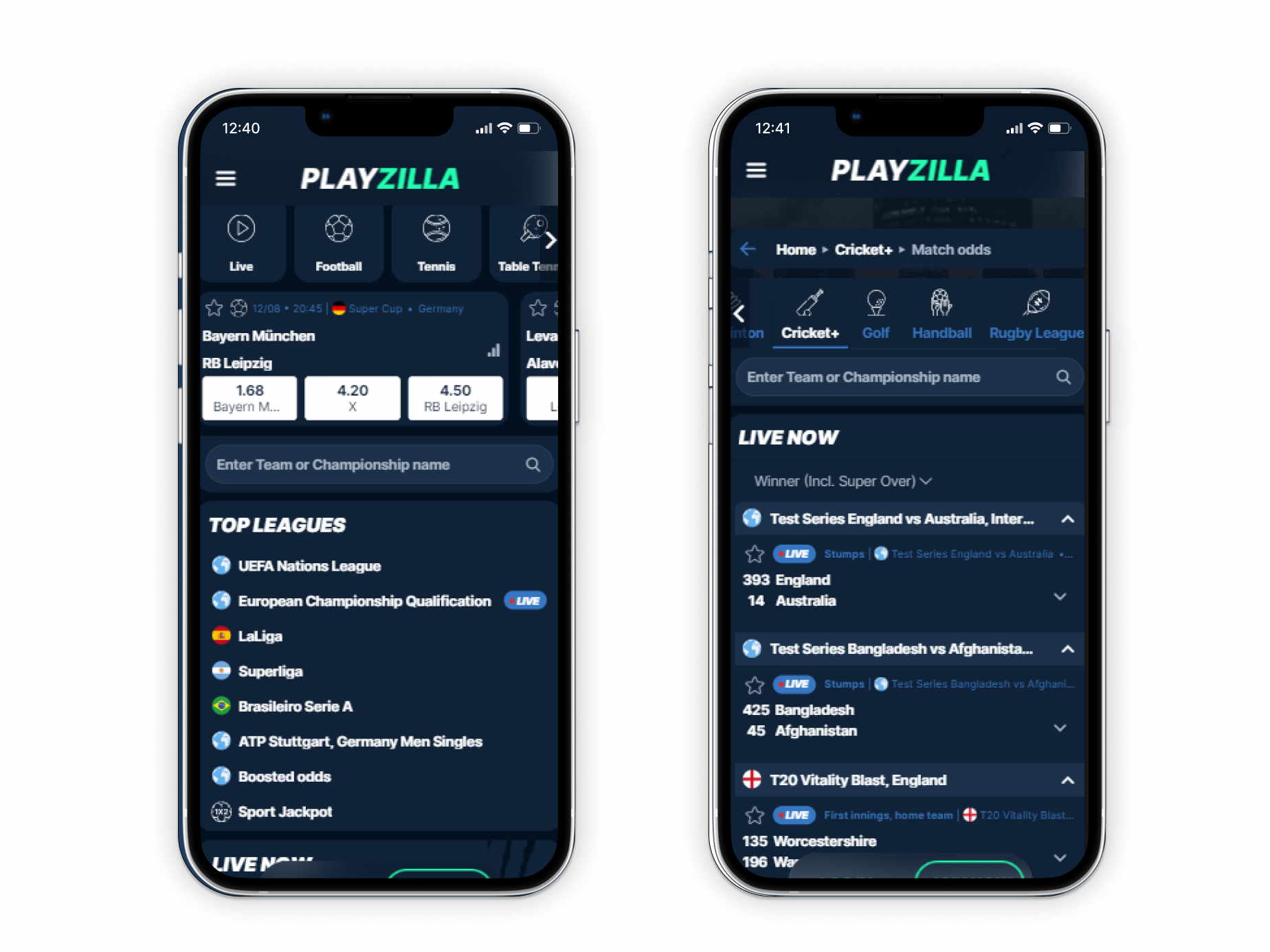 PlayZilla sportsbook mobile screenshot