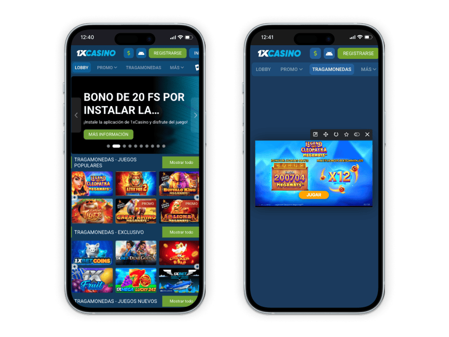 Plataforma de 1xcasino